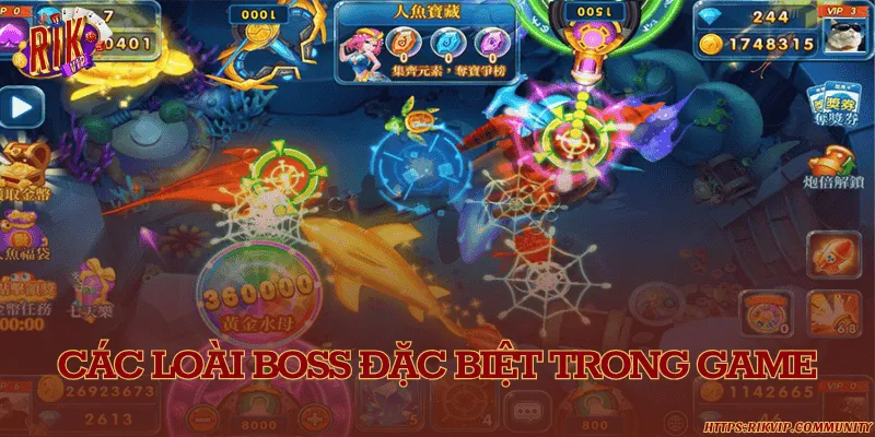 Các loài boss đặc biệt trong game