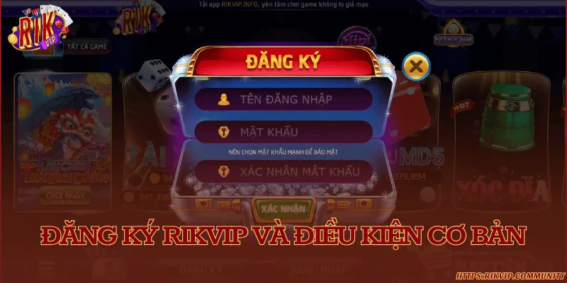 Điều kiện đăng ký thành viên mới tại cổng game