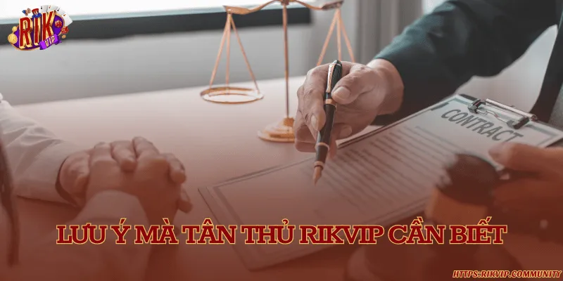 Lưu ý liên quan không nên bỏ qua