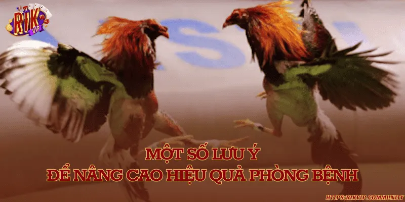 Một số lưu ý để nâng cao hiệu quả phòng bệnh